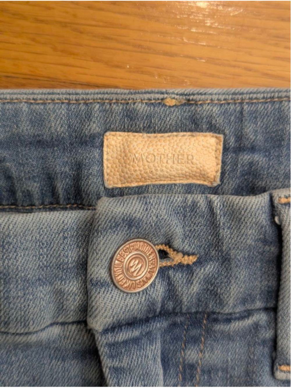 MOTHER Looker Skinny Jeans Light Kitty Blue Size 27 - Picture 3 of 14